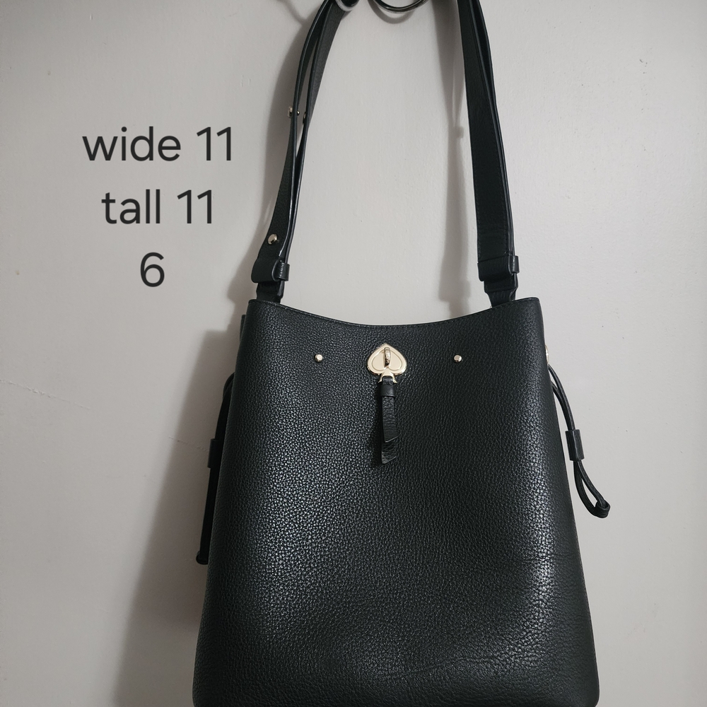 Black Leather Shoulder Bag